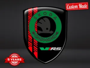 Skoda Adesivi Parabrezza Auto Racing Standard Minimalisti